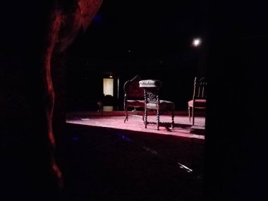 Sandalyeli klasik vintage oda