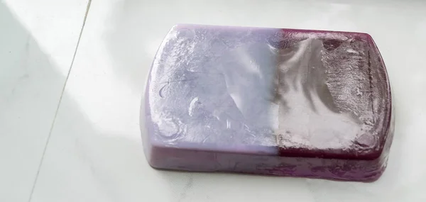 Home Made Blueberry Soap — Stock Photo, Image