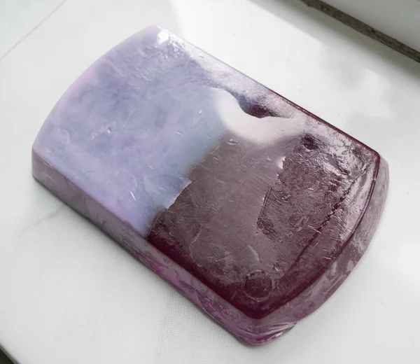 Home Made Blueberry Soap — Stock Photo, Image