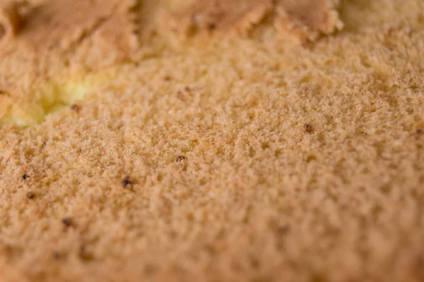 Крупним Планом Смачний Домашній Свіжий Запечений Губний Торт — стокове фото