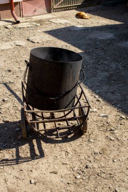 view of the burner on the carriage
