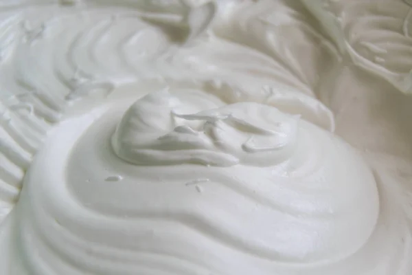 Whipped Cream Cake Close View — Stock Photo, Image