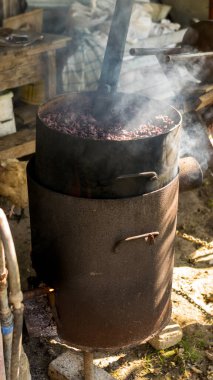 Üzüm fermantasyonu, şarap yapma konsepti