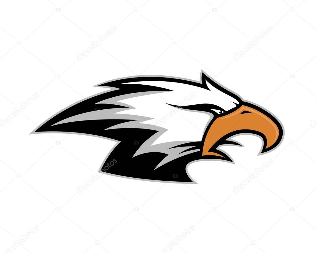 Eagle head mascot