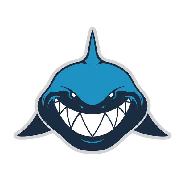 Shark logo mascot — Stock Vector