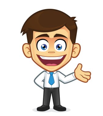 Gülümseme konuksever işadamı