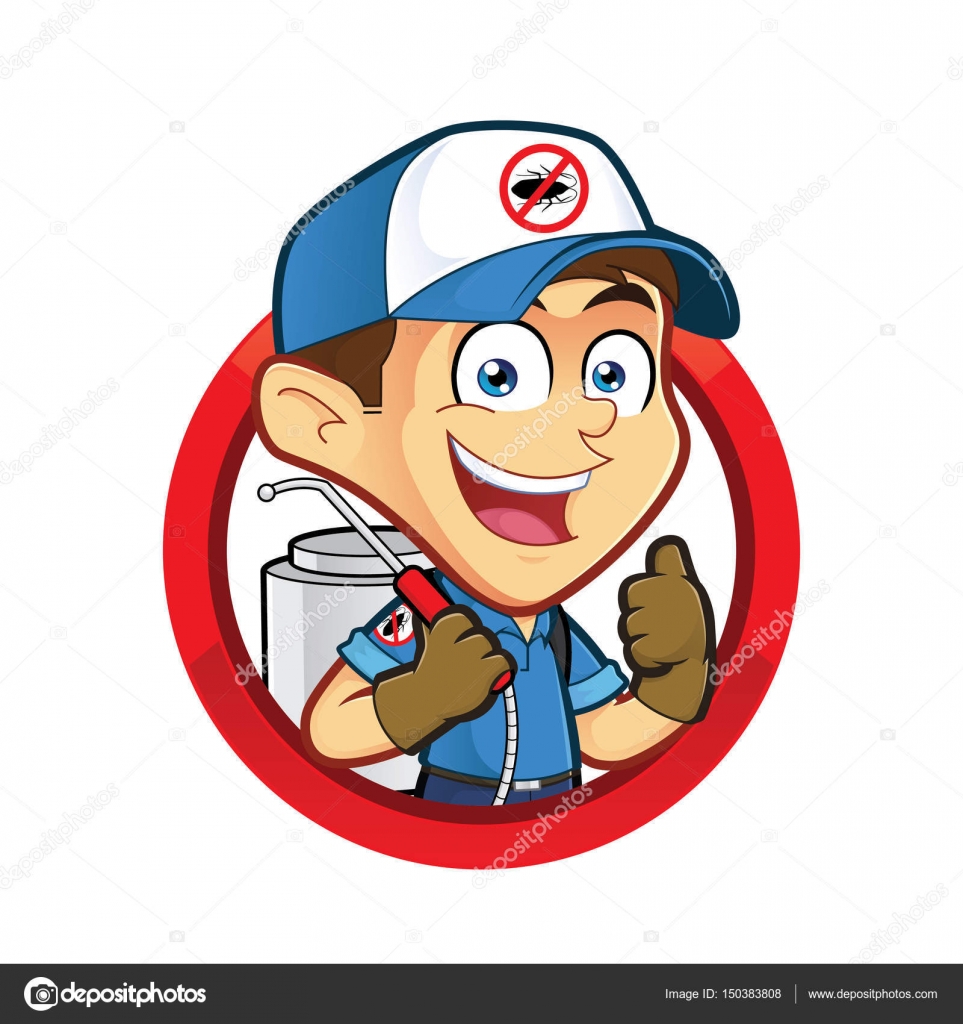 在圆形框架灭虫或虫害控制图库矢量图©sundatoon 150383808, image size:1600x1700