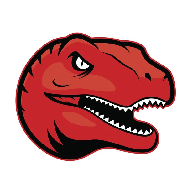 Raptor head mascot — Stock Vector