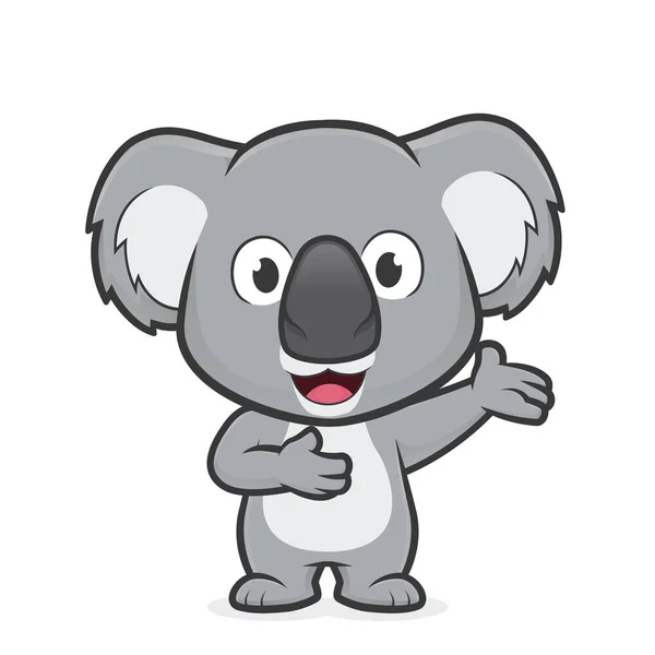 Koala en gesto de bienvenida — Archivo Imágenes Vectoriales