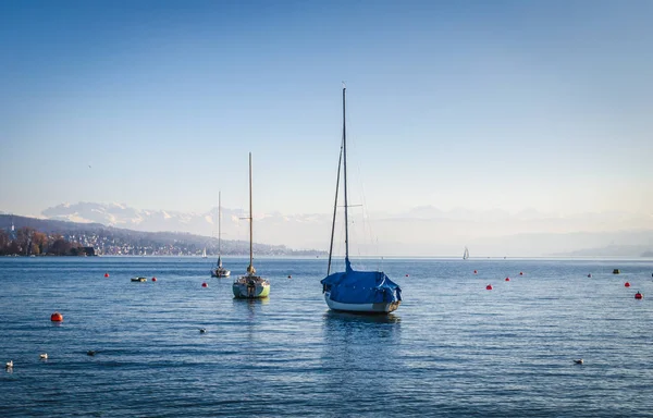 Zurich Lake Town — Stock Photo, Image