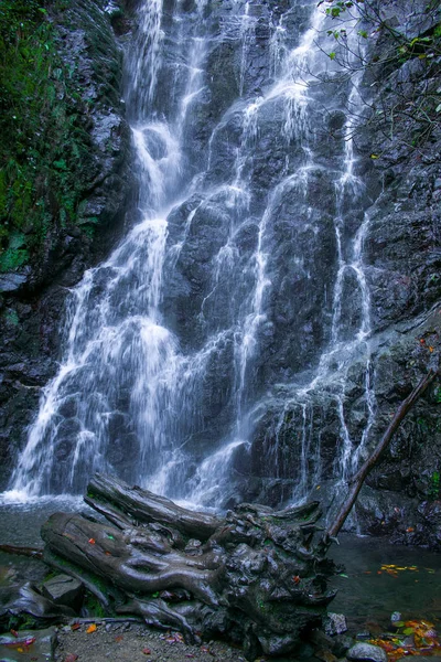 Cachoeira Mirveti na floresta Batumi Georgia Outdoor — Fotografia de Stock