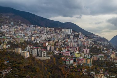 Türkiye 'de Artvin kent görüşü Karadeniz