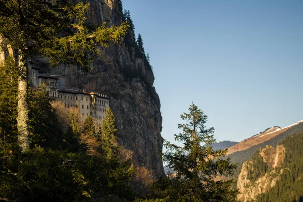 Mosteiro de Sumela Trabzon Karadeniz Turquia Panagia tou Melas — Fotografia de Stock