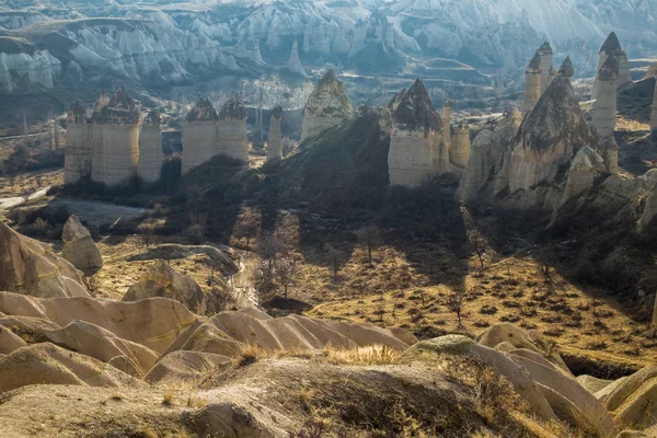 Долина любви Goreme Cappfucia Turkey Nevsehir — стоковое фото