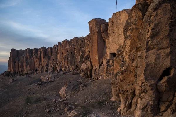 Ihlara Aksaray Turkey Valley Hiking Excursions Rock Cliff — Stock Photo, Image