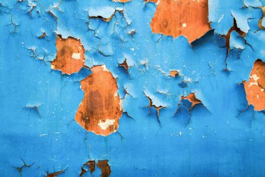 Eski soyulması boya paslı metal doku