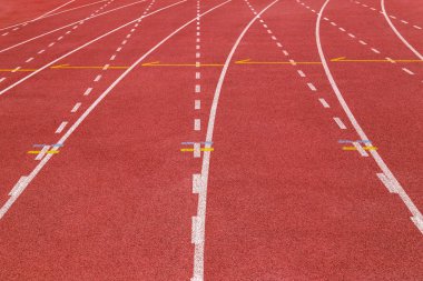 Tüm koşu parkuru, lastik yapay yüzey hava