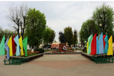 9 Mayıs 2020, Belarus, Smorgon Şehri, Zafer Günü