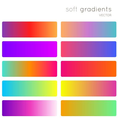 Parlak yumuşak renk geçişlerini. Yaratıcı degrade arka plan ayarlamak app, afiş, kart, el ilanı, afiş için