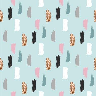 Modern soyut vektör desen. Arka plan konfeti deseni. Yinelenen konfeti desen. Vektör konfeti desen.