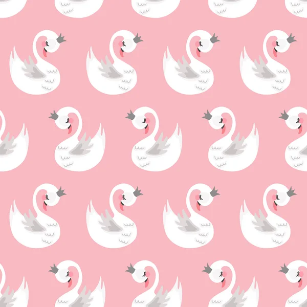 Sorunsuz kuğu Prenses desen. Şirin Prenses Kuğu. 