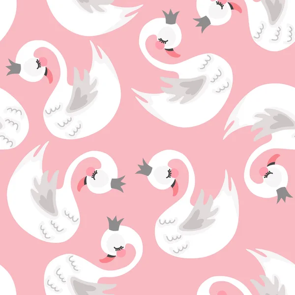 Sorunsuz kuğu Prenses desen. Şirin Prenses Kuğu. 