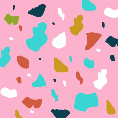 soyut terrazzo desen desen dekorasyon arka planı