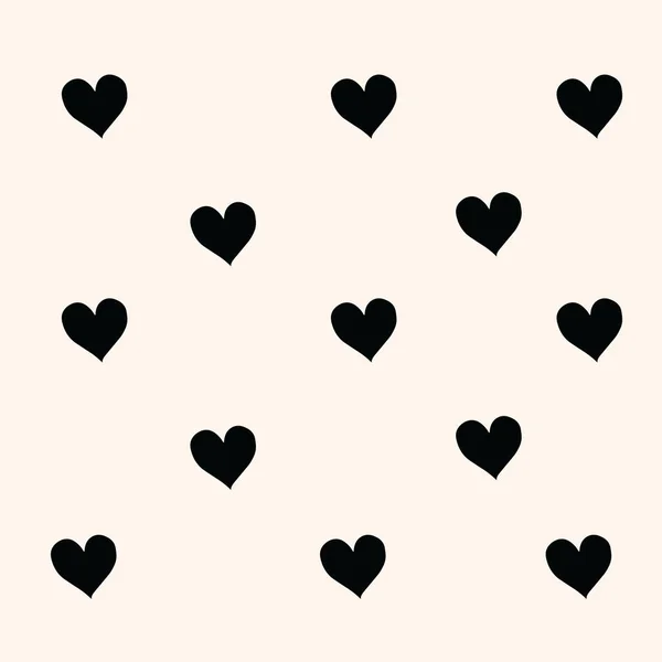 Amor Corazón Patrón Ilustración Vector Tarjeta San Valentín —  Fotos de Stock