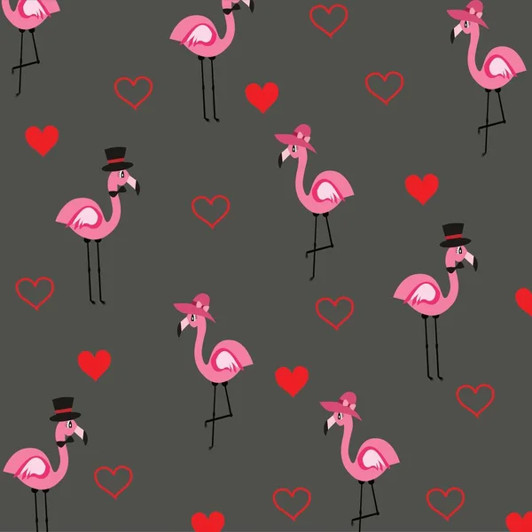 Schattig Roze Flamingo Illustratie Vector Decor — Stockfoto