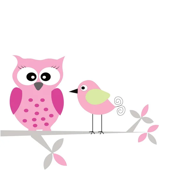 cute owl illustration nursery decor