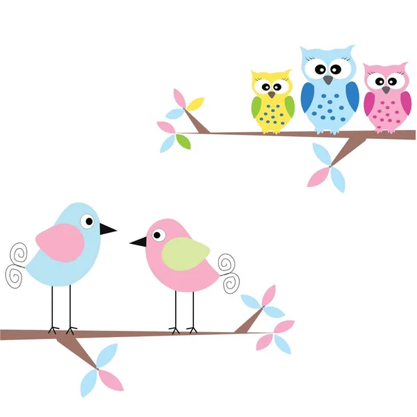 cute owl illustration nursery decor