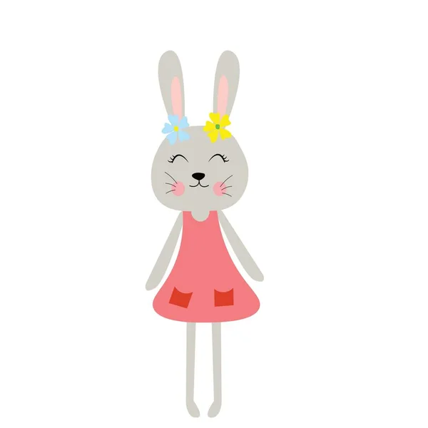 Cute Rabbit Bunny Illustration — Stock Photo, Image