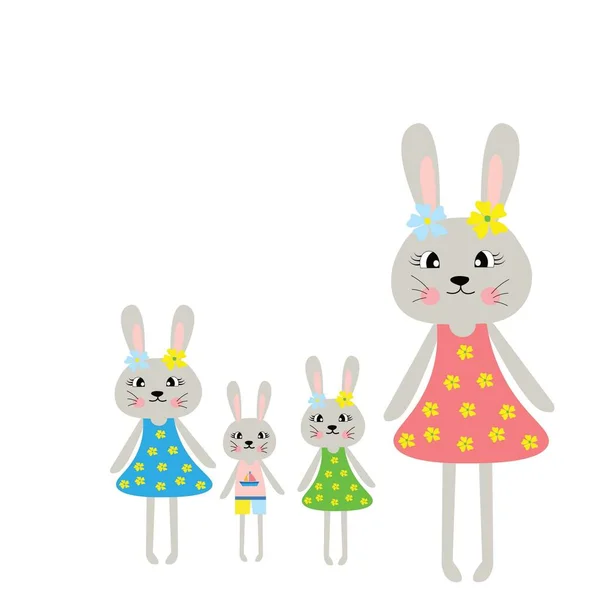 Mignon Lapin Lapin Illustration — Photo