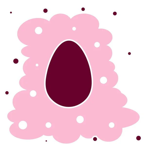 可爱的复活节彩蛋插图 — 图库矢量图片