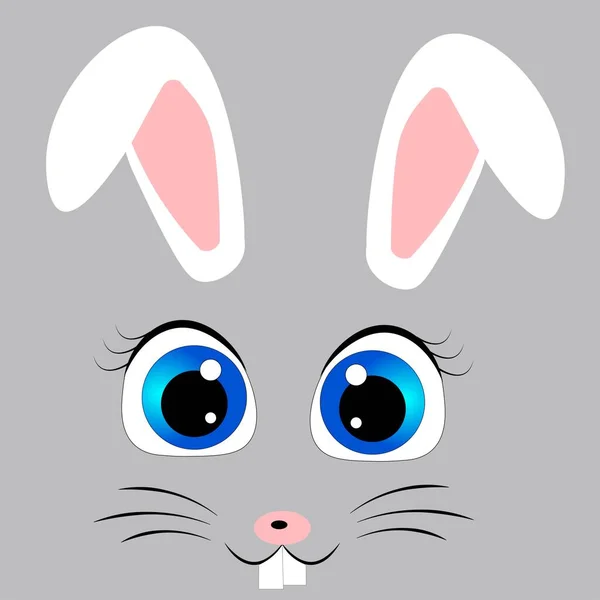Милая Иллюстрация Пасхального Кролика — стоковое фото