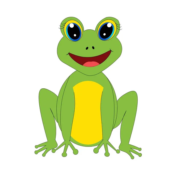 Niedlicher Frosch Illustration Kinderzimmer Dekor — Stockfoto