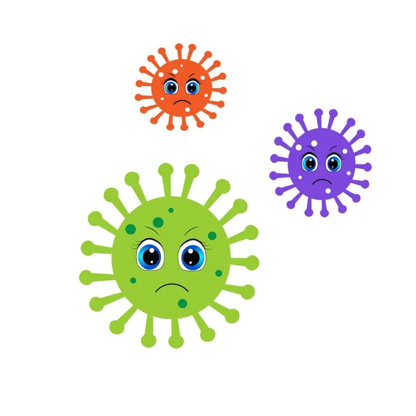 Virus Och Antibiotika Kampen Illustration — Stockfoto