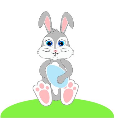 Paskalya tavşanı çizgi film çizimi