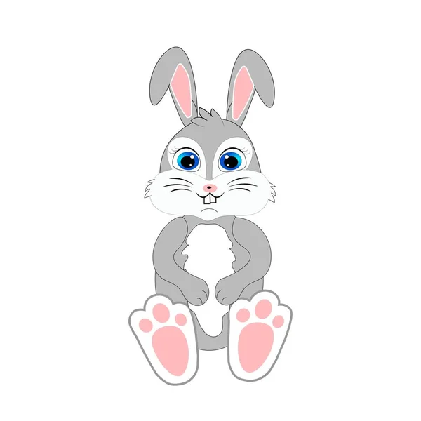 Великодній Кролик Мультяшна Ілюстрація — стокове фото