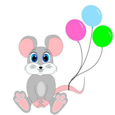 şirin fare çizgi film karakteri çizimi 