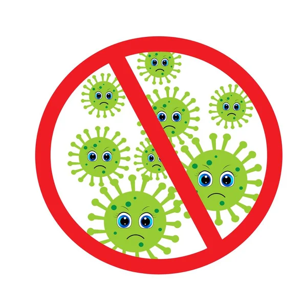Corona Virüs Metnini Resimlemesini Durdur — Stok fotoğraf