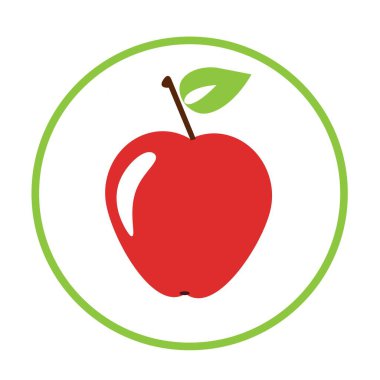 Şirin elma çizgi filmi çizimi