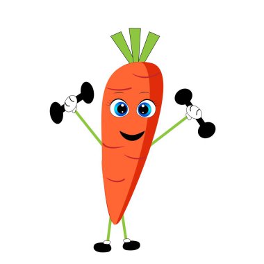 Havuç Çizgi Film Komik Simgesi 