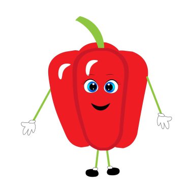 Olgun, tatlı, sulu, kırmızı dolma biber. Yaz sebzesi. 