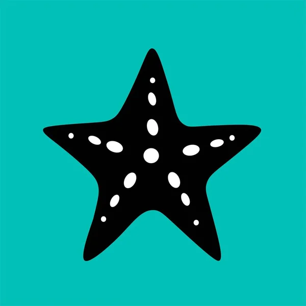 Hvězdice Moře Hvězda Vzor Barevné Ilustrace — Stock fotografie