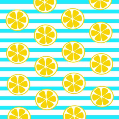 Taze limonlar, pürüzsüz desenler, yaz meyveleri. 