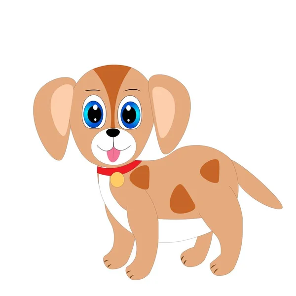 Pet Dog Illustration Cartoon Character — Stock Photo, Image