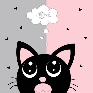 Şirin kedi çizgi film çizimi, karakter 