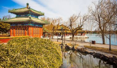 Beihai Park Beijing Çin