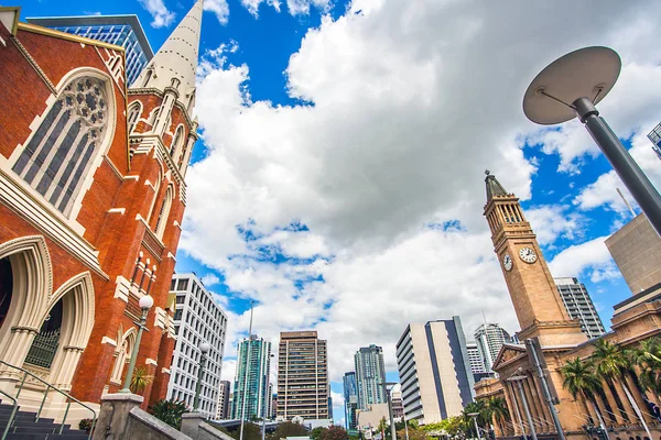 Альберт-стрит, объединяющая церковь Брисбен, Квинсленд, Австралия — стоковое фото
